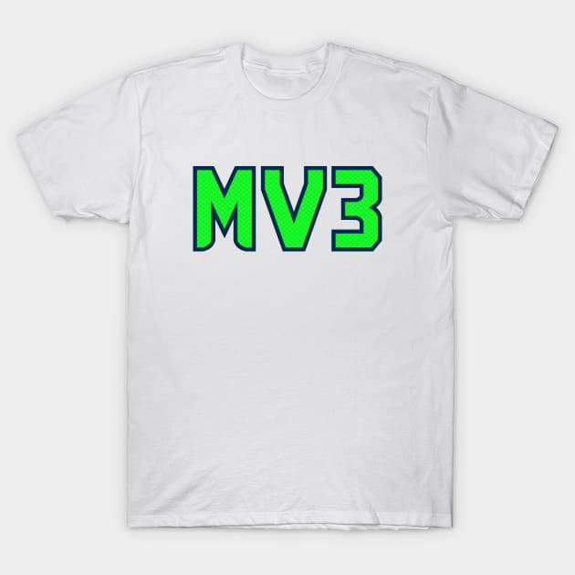 MV3 - White 1 T-Shirt by KFig21
